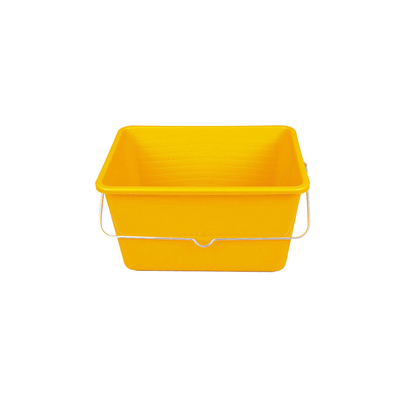 Plastic paint bucket  8l yellow
