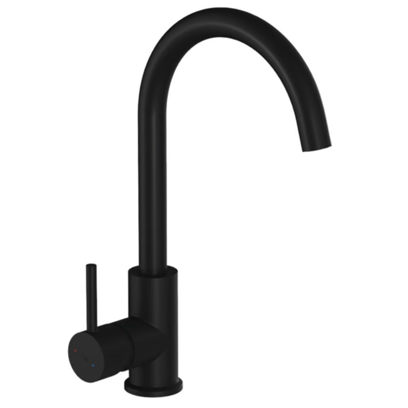 Inventiv kitchen mixer suez black mat-null