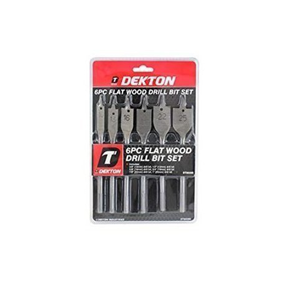 Flat wood drill set 6pcs, , medium