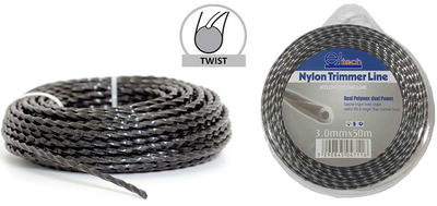 Eltech trimmer line twist 3.0mm x 50m, , medium