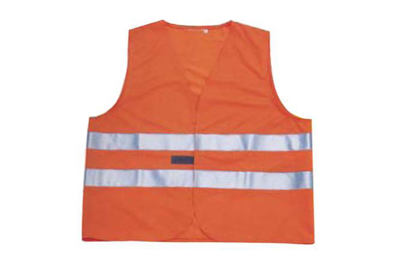 Fluorescent vest with reflective strips (a7690)-null