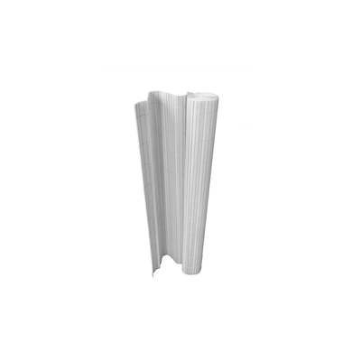 Home & camp pvc reed fence 100x300cm white, White, medium