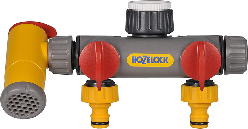 Hozelock flowmax 22500000 2+1 way tap connector, , medium image number null