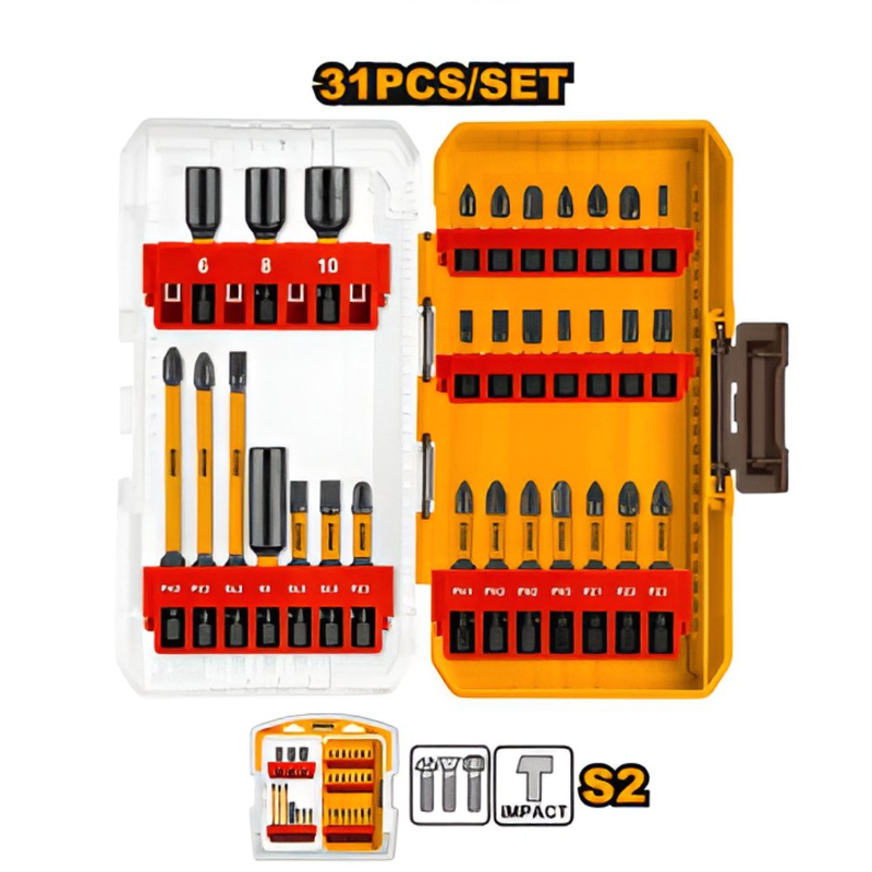 Ingco &sigma;&epsilon;&tau; 44&tau;&mu;&chi; &mu;ύ&tau;&epsilon;&sigmaf; &kappa;&alpha;&tau;&sigma;&alpha;&beta;&iota;&delta;&iota;&omicron;ύ & &mu;&alpha;&gamma;&nu;&eta;&tau;&iota;&kappa;ά &kappa;&alpha;&rho;&upsilon;&delta;ά&kappa;&iota;&alpha; impact 25/50/89/150mm, &mu;&epsilon; bit holder, &iota;&delta;&alpha;&nu;&iota;&kappa;ό &gamma;&iota;&alpha; &kappa;&rho;&omicron;&upsilon;&sigma;&tau;&iota;&kappa;ά &kappa;&alpha;&tau;&sigma;&alpha;&beta;ί&delta;&iota;&alpha; akdl24408, , medium-null