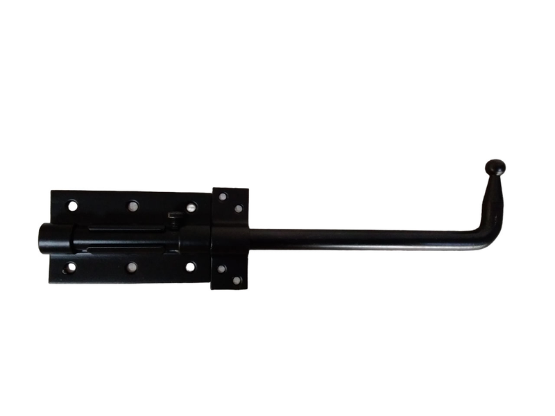 Door bolt black 20cm, , medium image number null