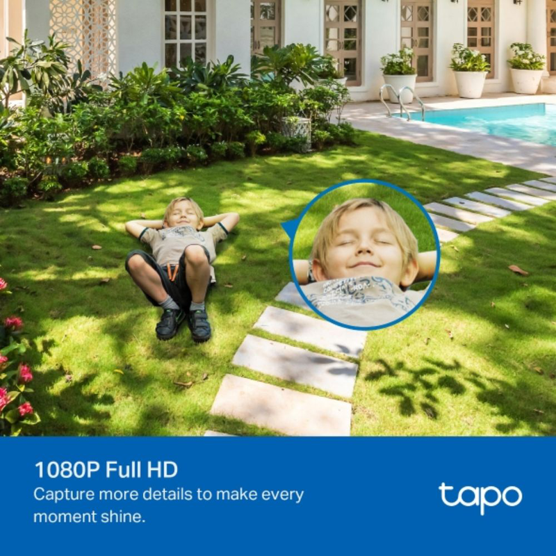Product image: Tapo c500 tp-link εξωτερική πανοραμική Wi-Fi κάμερα ασφαλείας με 360° περιστροφή, έξυπνη ανίχνευση ανθρώπων, νυχτερινή όραση με χρώμα & αδιάβροχη προστασία ip65, , medium-null