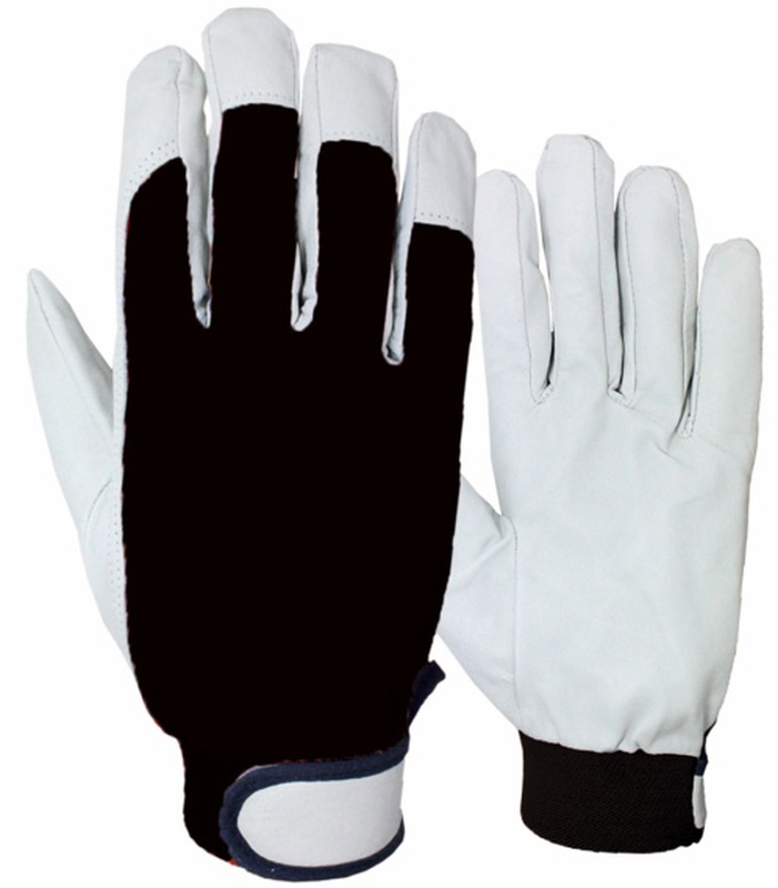 Eltech gloves leather black xl, , medium-null
