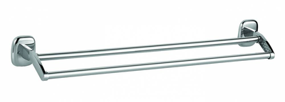 Towel rail double 60cm chrome suite, , medium