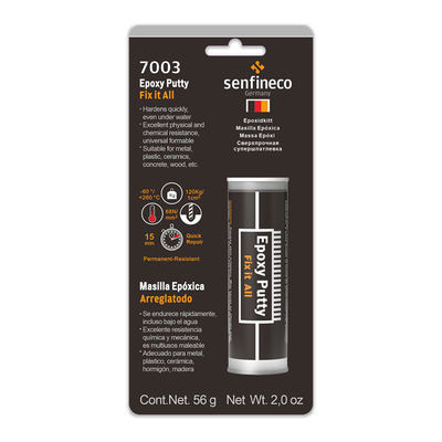 Senfineco epoxy putty quick steel 56gr, , medium
