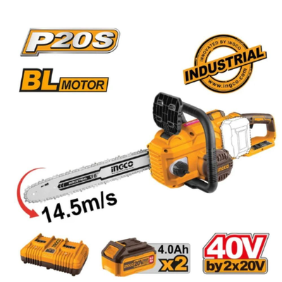 Ingco &sigma;&epsilon;&tau; &alpha;&lambda;&upsilon;&sigma;&omicron;&pi;&rho;ί&omicron;&nu;&omicron; 40cm &mu;&pi;&alpha;&tau;&alpha;&rho;ί&alpha;&sigmaf; brushless 20v &mu;&epsilon; 2 &mu;&pi;&alpha;&tau;&alpha;&rho;ί&epsilon;&sigmaf; 4ah &kappa;&alpha;&iota; &delta;&iota;&pi;&lambda;ό &phi;&omicron;&rho;&tau;&iota;&sigma;&tau;ή, , medium