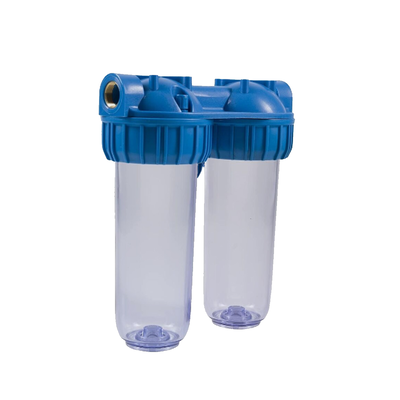 Double transparent water filter base 125-10d, , medium