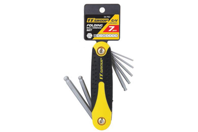 Folding ball point allen key set (034762), , medium