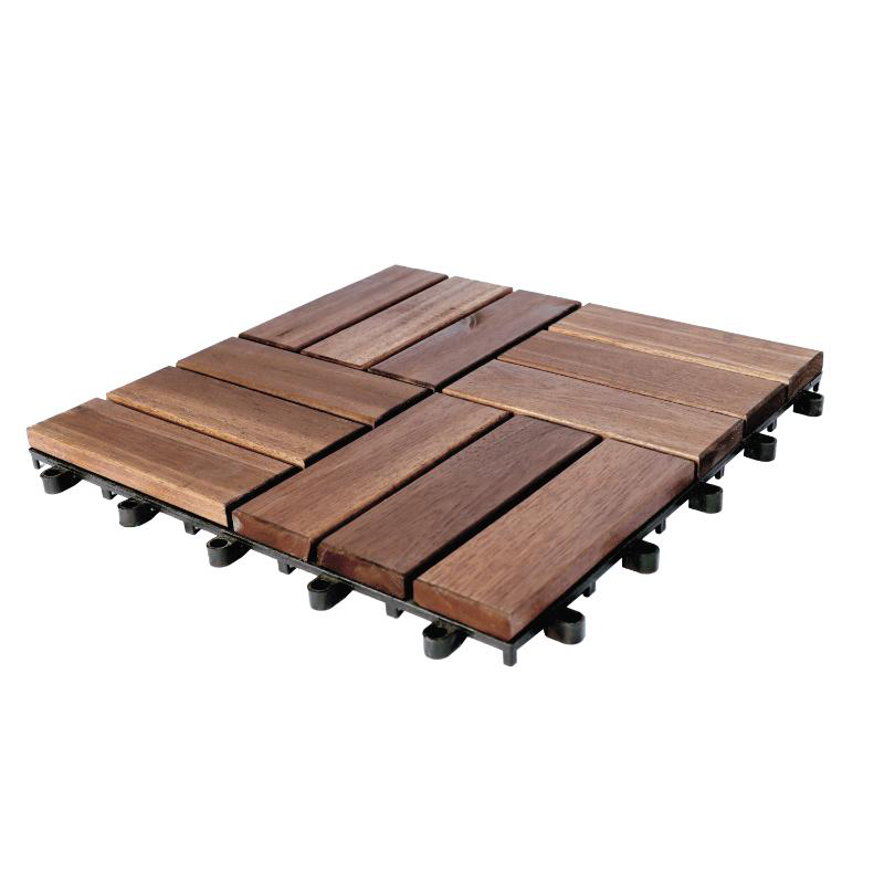 Deck tile acacia 12s 30x30cm 9pcs, , medium-null