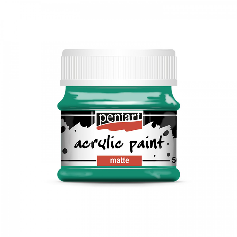 Pentart ματ ακρυλικη μπογια 50ml, τυρκουαζ-null