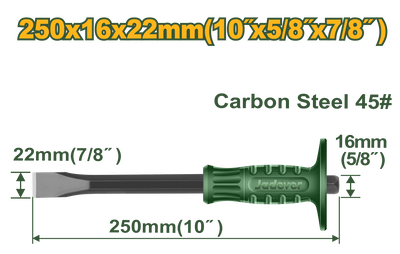 Cold chisel 22x16x250mm jadever, , medium