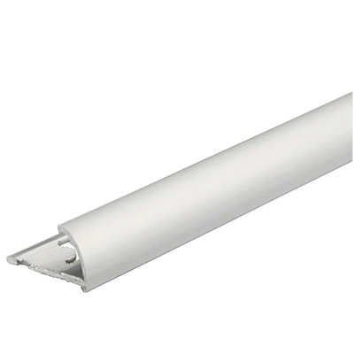 Profile for bathroom wall tiles 1/4 round. Anodied aluminum 2700x27x12.5mm, , medium
