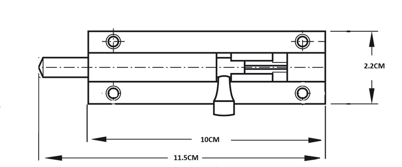Door bolts brass 4, , medium image number null