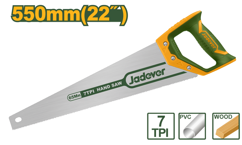 Hand saw 550mm jadever, , medium-null