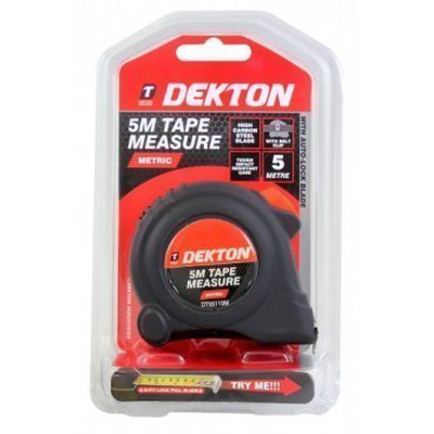 Dekton 5m tape measure (metric), , medium