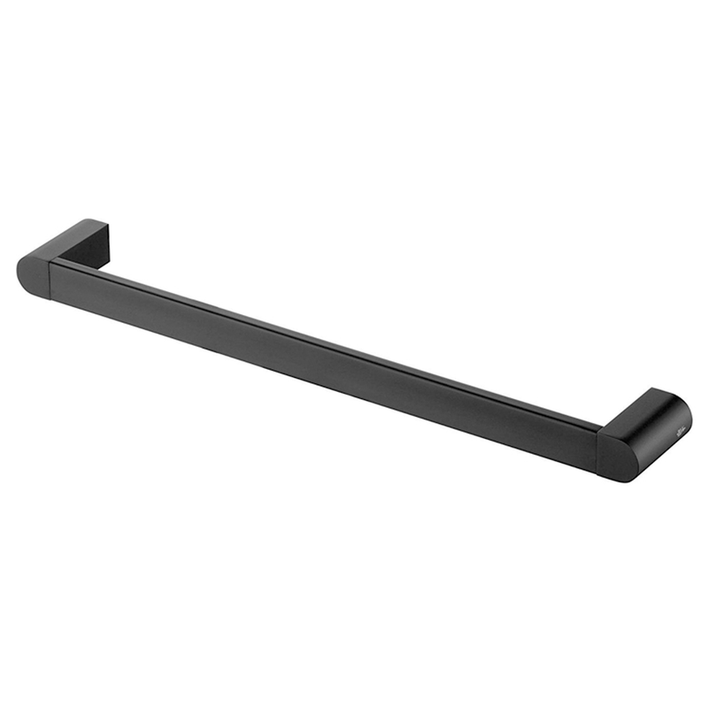 Bisk bath towel rail futura 460mm metallic black-null