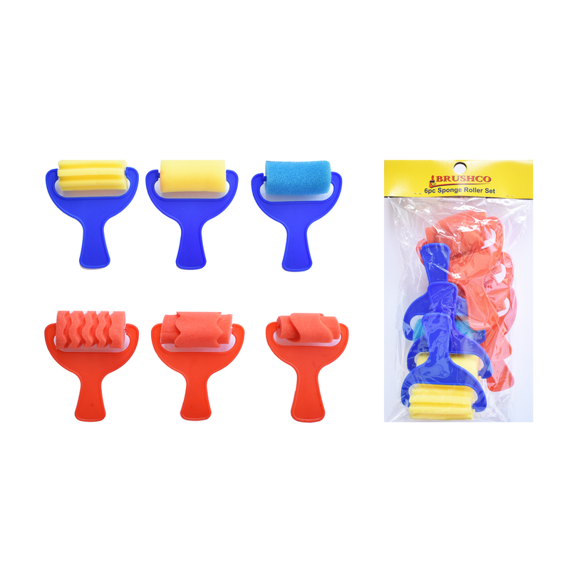 Sponge roller set 6pcs, , medium image number null
