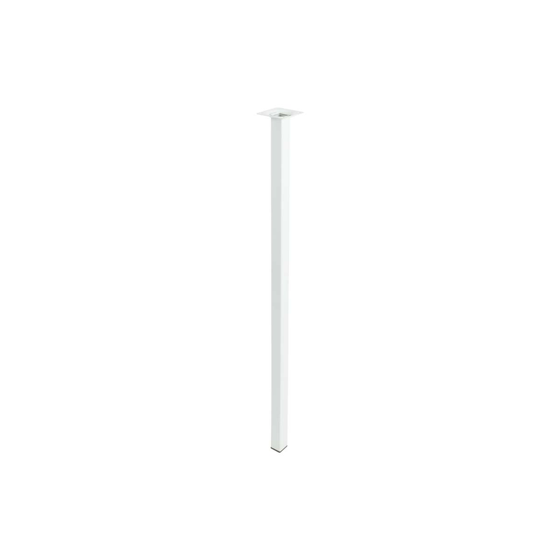 Furniture foot square 150x25x25mm metallic gray image number null