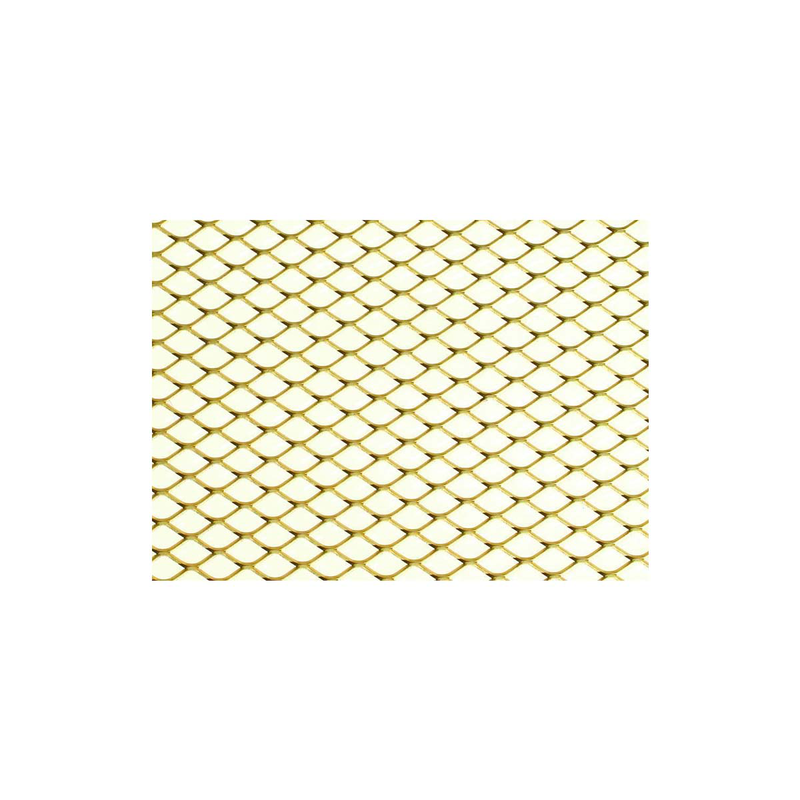 Aluminum sheet metal 50x20cm 10x5.5x0.8mm gold, , medium-null
