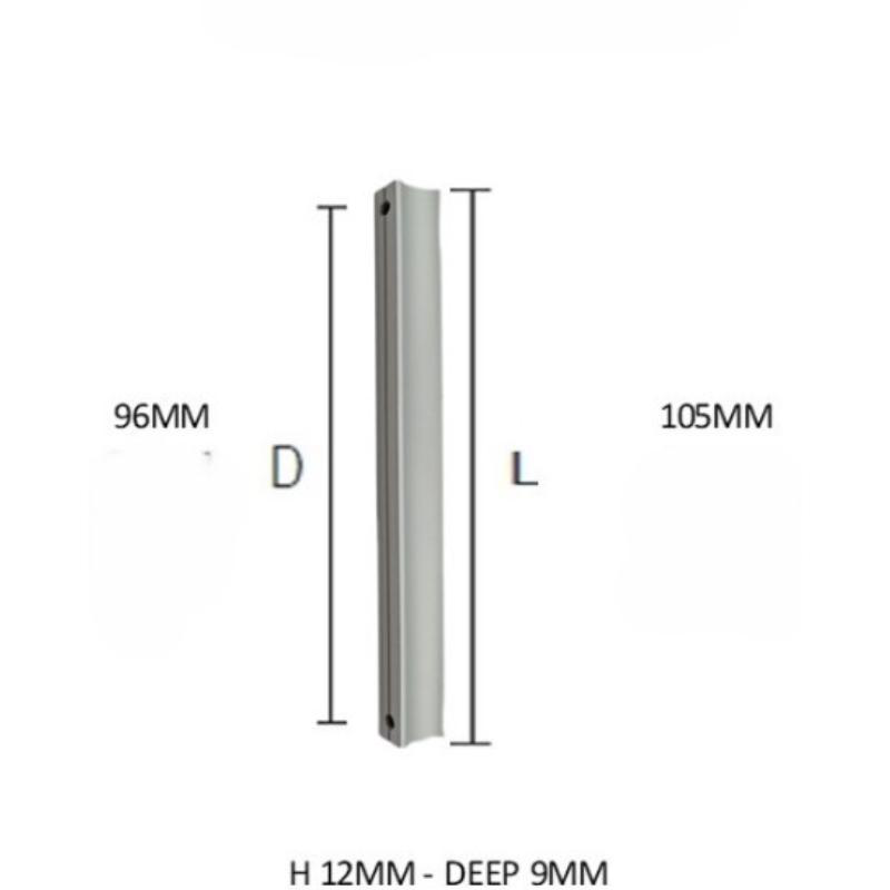 Aluminium handle 96mm, , medium-null