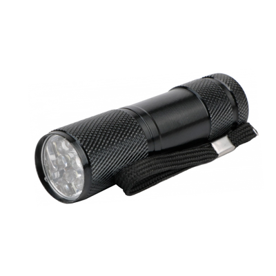 Φακός χειρός entac 1w 9led alu μαύρο