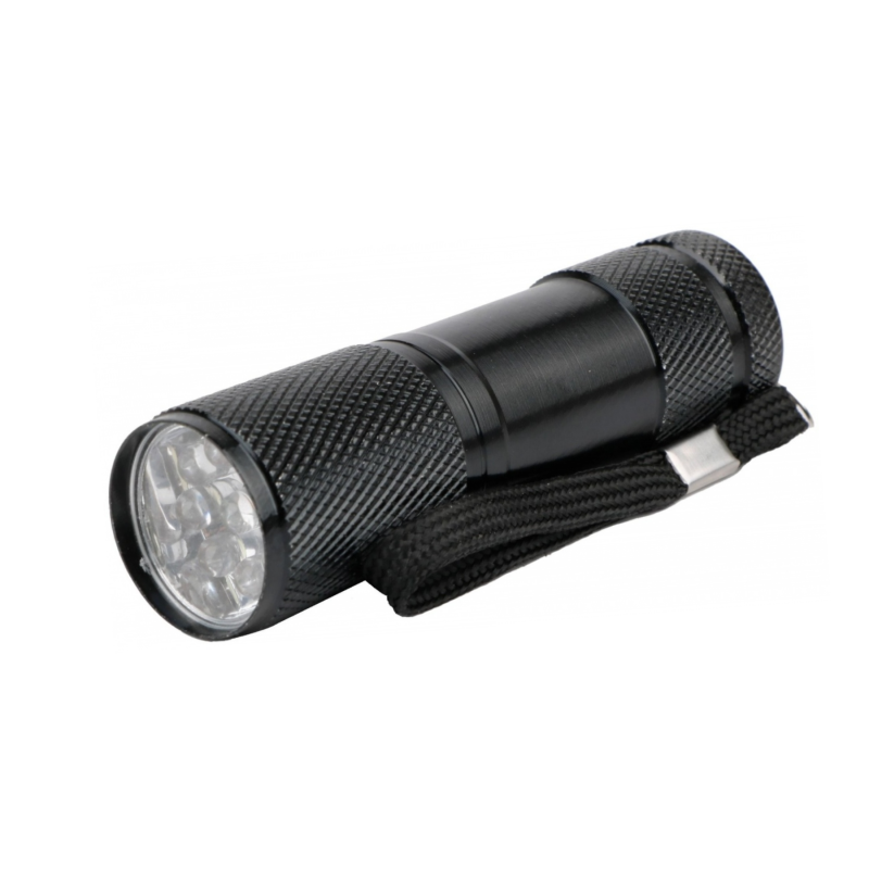 Φακός χειρός entac 1w 9led alu μαύρο, , medium image number null