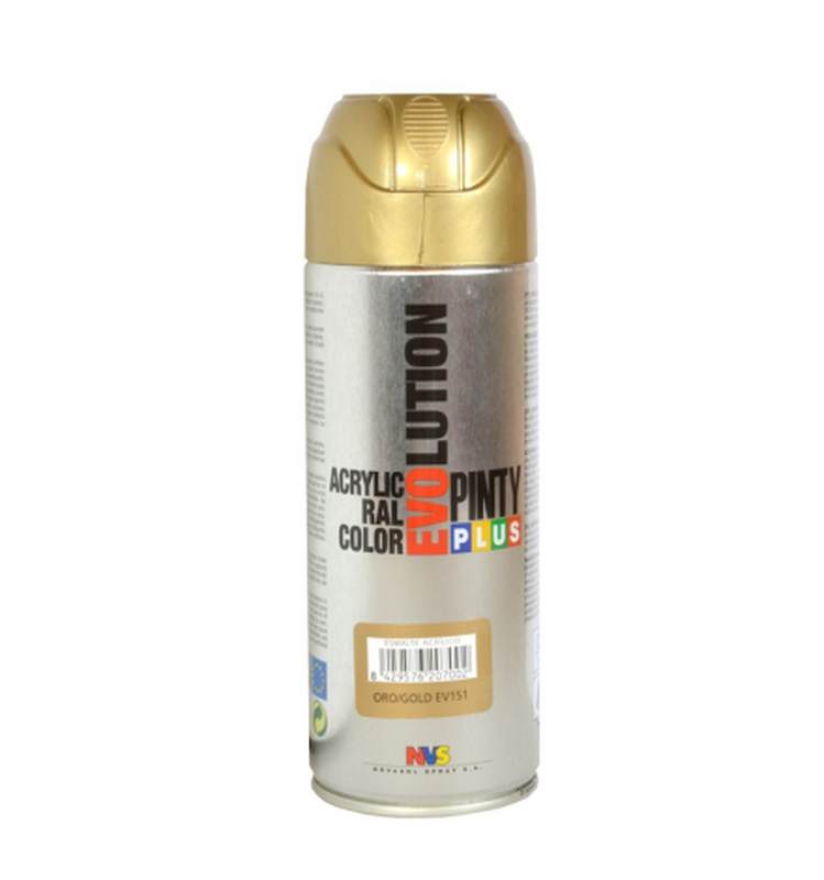 Acrylic paint spray gold p151 400ml evolution, , medium image number null