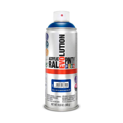 Acrylic paint spray matt Gentian blue ral 5010 400ml, , medium