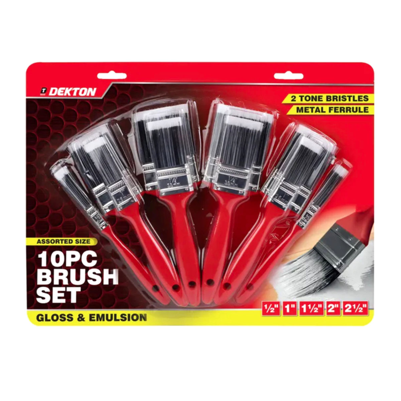Dekton paint brush set 10pcs-null