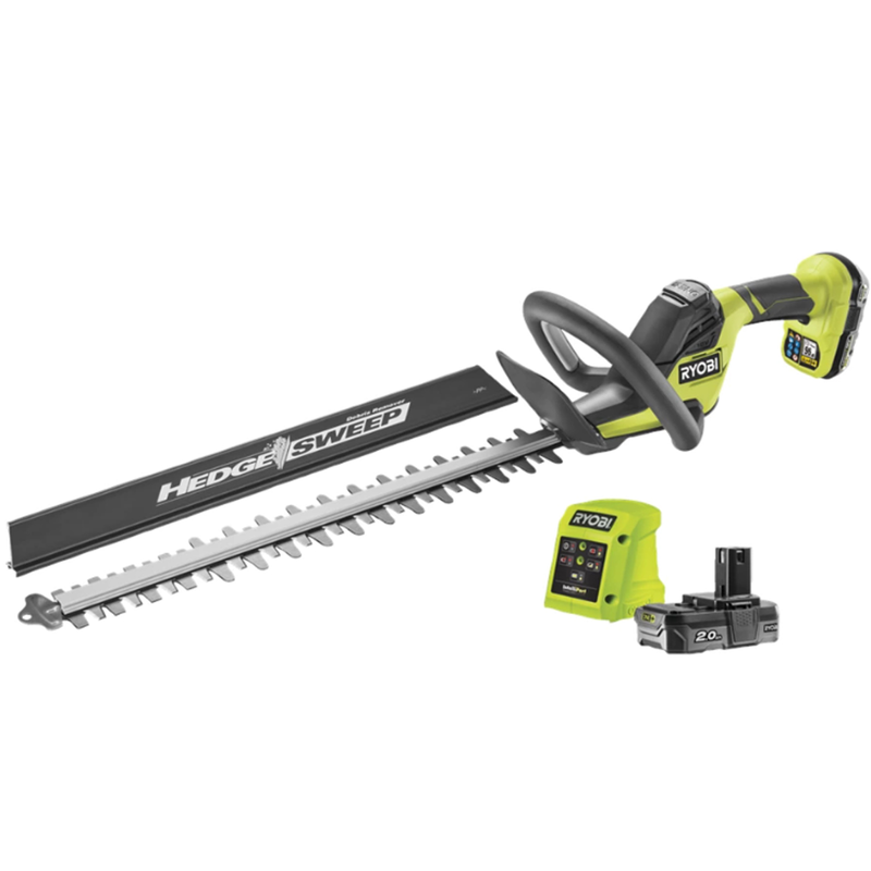 Ryobi hedge shear set with battery 2 ah and charger-null