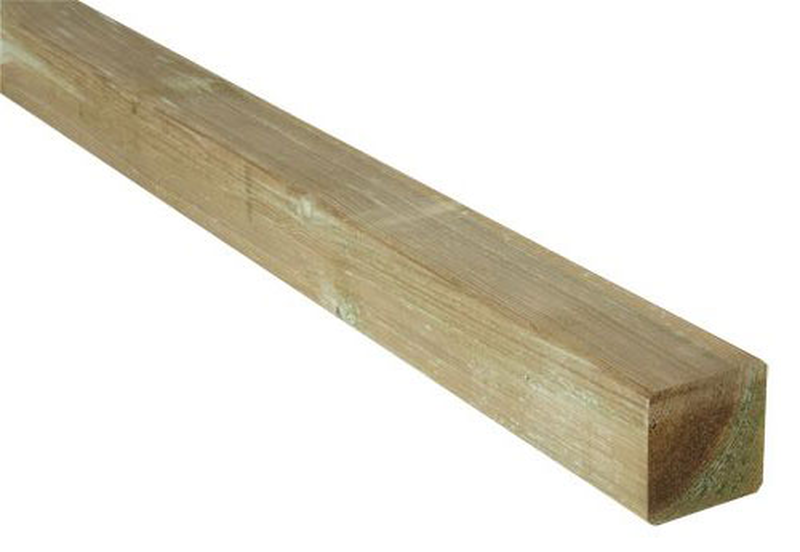 Forest style post 7x7x210cm natural, , medium-null