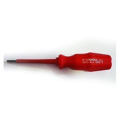 Insulated screwdriver for slotted head 170 mundial2:2.5 x 75, , medium