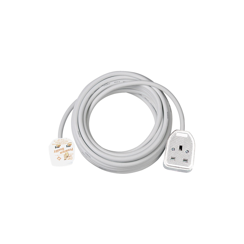 Brennenstuh extension cable for indoor use 3m 1-way socket  white-null