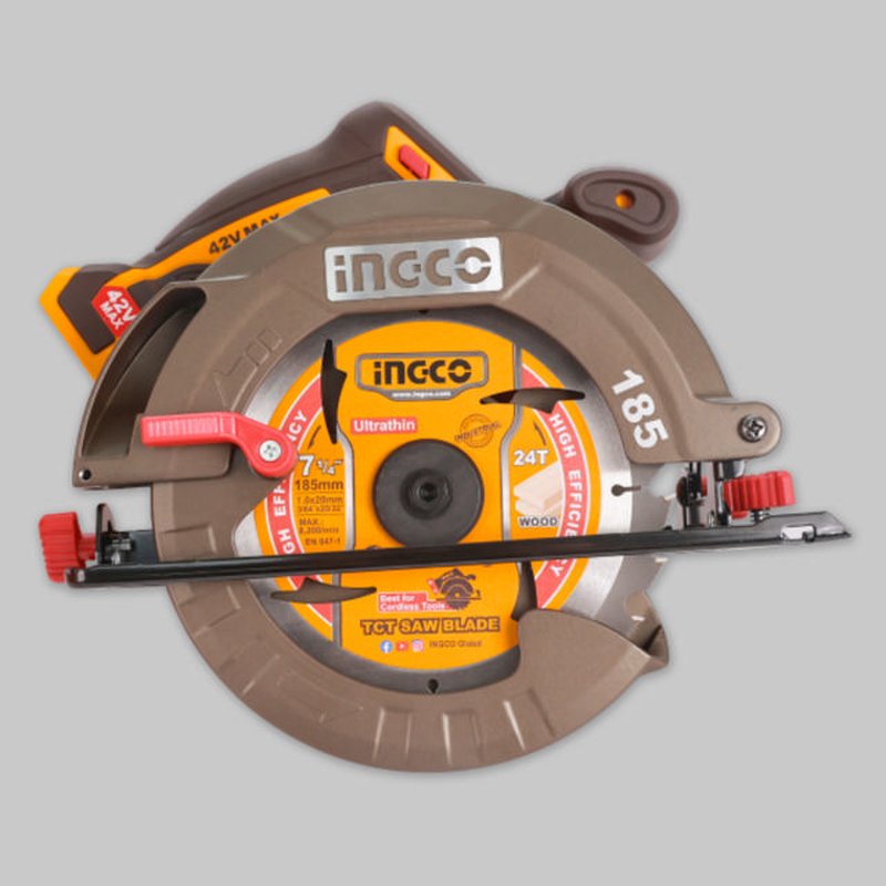 Ingco brushless circular saw 185mm 42v, , medium-null