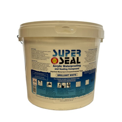 Super seal ακρυλικο στεγανωτικο 10l - λευκο, , medium