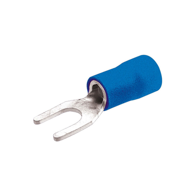 Sas fork terminals 2-3 blue 100pcs, , medium