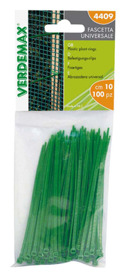 Verdemax cable ties 10cm 100pcs green, , medium