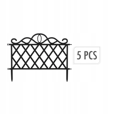 Garden fence pp 5pcs 48xh34cm, , medium