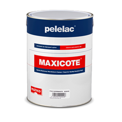Maxicote emulsion paint p104 magnolia  2.5l pelelac peletico