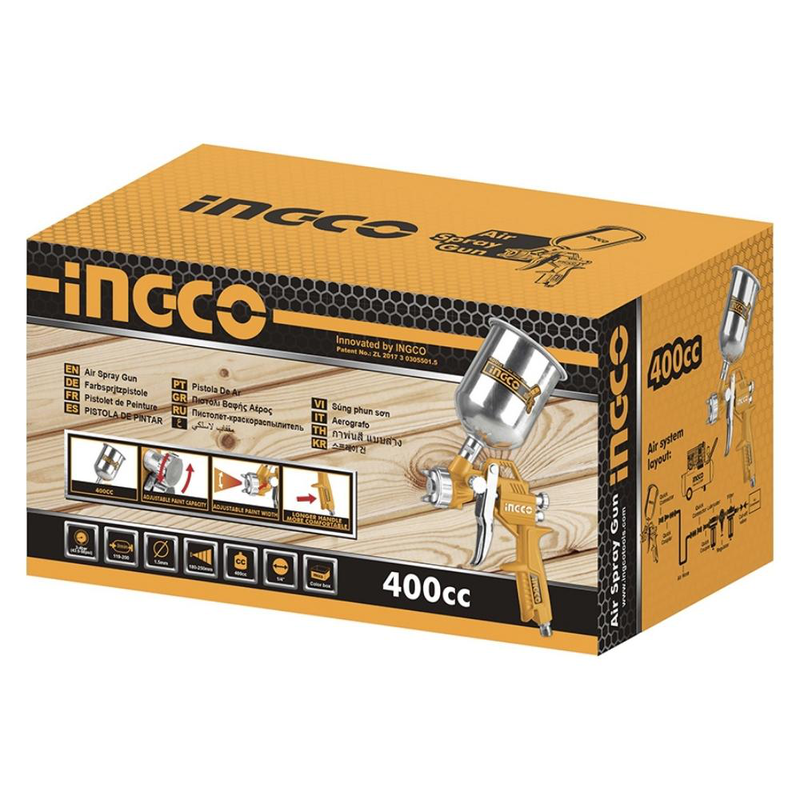 Ingco πιστόλα βαφής αέρος asg4041, , medium-null