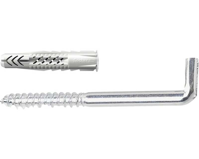 Fischer plug with straight hook 10x60 whk, , medium