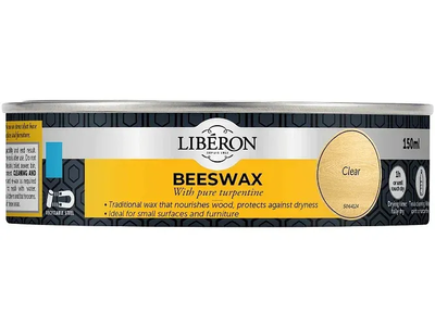 Wax black bison paste clear 150ml liberon, , medium