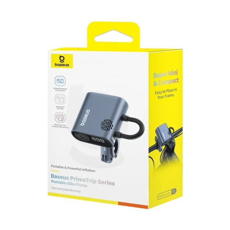 Baseus va motorcycle/bicycle/scooter primetrip series Air inflator, , medium-null