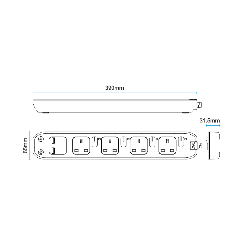 Bg masterplug πολυπριζο με 4 πριζες, , medium-null