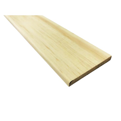 Clear pine wood architrave 2.10m, , medium
