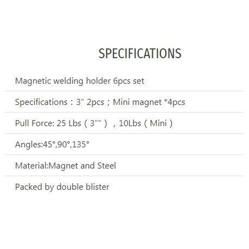 Product image: Magnetic welding holder set 6pcs, , medium-null